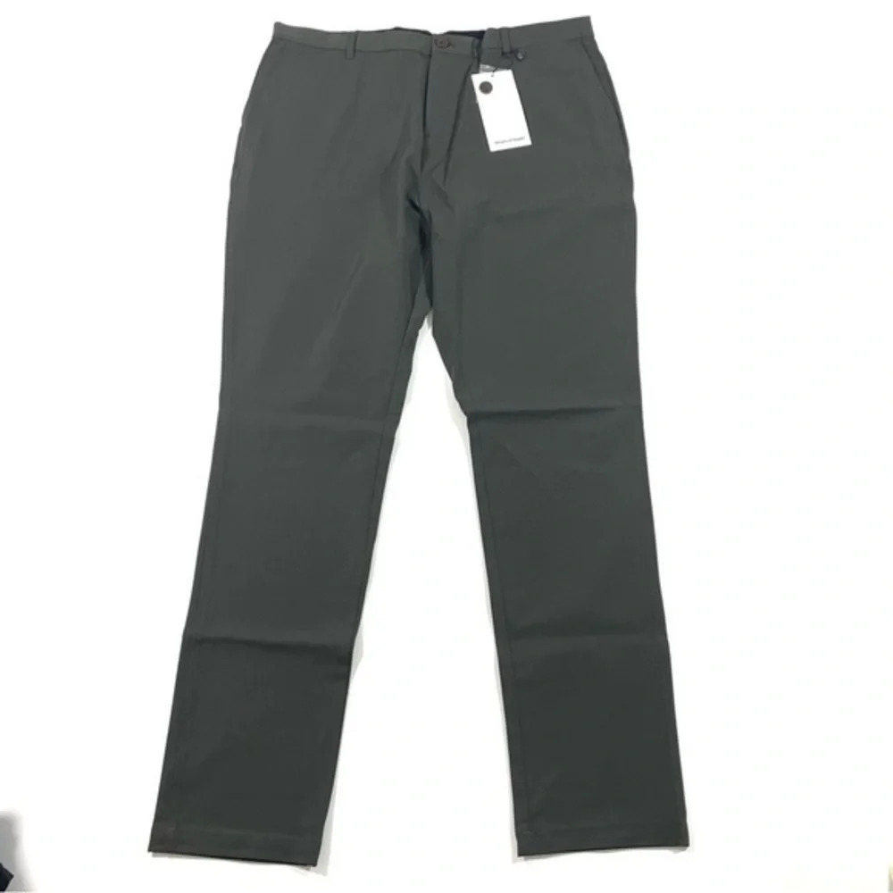 New Ministry Of Supply Pace Tapered Chino Pants Green 40 Tall